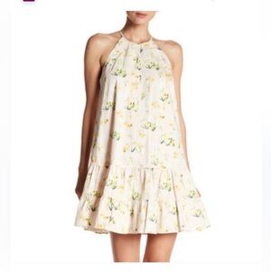Rebecca Taylor balletcore combo shift floral mini dress Size 4